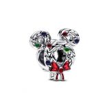 Σύμβολο ασ. 925 με πολύχρωμο σμάλτο, στεφάνι Disney Mickey Mouse