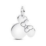 Κρεμαστό σύμβολο ασ. 925, χαρασσόμενο, Disney Minnie Mouse