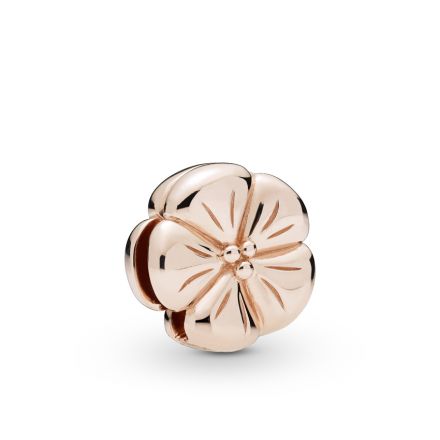 Κλιπ Pandora Reflexions, 14K rose gold-plated, λουλούδι