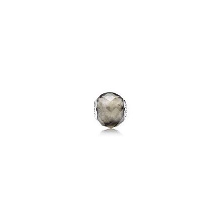 Σύμβολο ασ. 925 με faceted smokey quartz, Συμπόνια Essence Colle