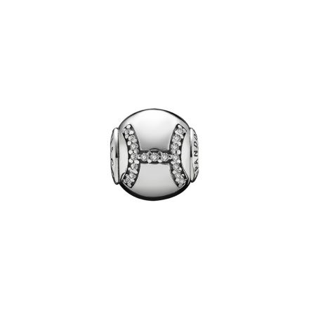 Σύμβολο ασ. 925 με κυβικές ζιρκόνιες, Ιχθύες, ESSENCE COLLECTION