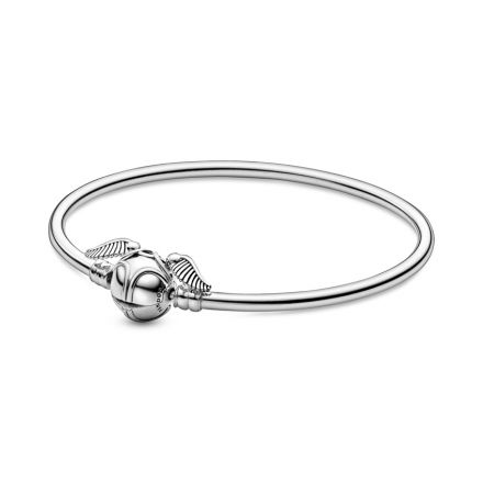 Βραχιόλι ασ. 925 Harry Potter με κούμπωμα Golden Snitch