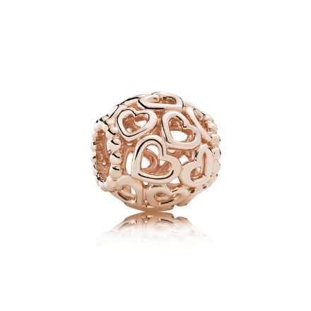 Σύμβολο καρδιές, 14K rose gold-plated