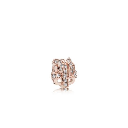 Μινιατούρα ασ.925 με κυβ. ζιρκόνια 14K rose gold-plated, δωράκι