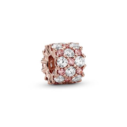 Σύμβολο 14K rose gold-plated με πολύχρωμες κυβικές ζιρκόνιες