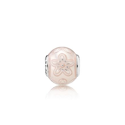 Σύμβολο ασ.925 με ανοιχτό ροζ σμάλτο, Ευτυχία Essence Collection