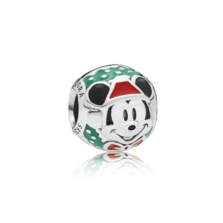 Σύμβολο ασ. 925 με πολύχρωμο σμάλτο, Disney Mickey ’γιος Βασίλης