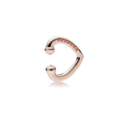 Σκουλαρίκι ear-cuff, 14K rose gold-plated
