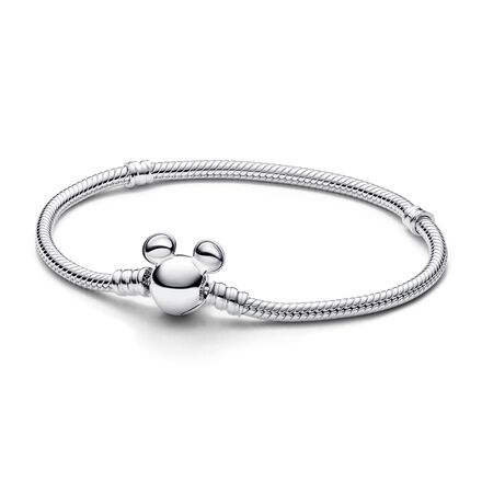 Βραχιόλι ασ. 925 με κούμπωμα Mickey Mouse, Disney