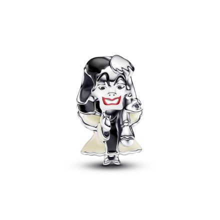 Σύμβολο ασ. 925 με πολύχρωμο σμάλτο, Disney Villains Cruella De Vil