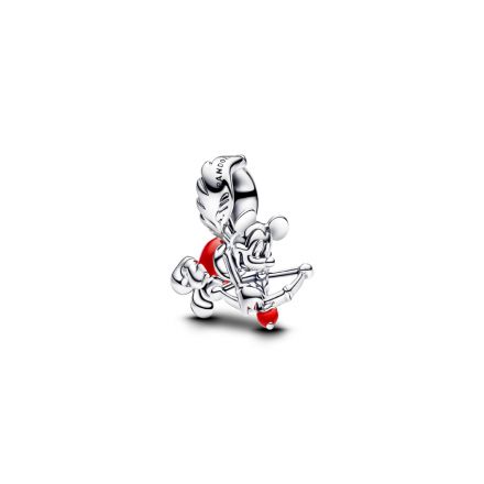 Σύμβολο ασ. 925 με κόκκινο σμάλτο Disney Mickey Mouse άγγελος του έρωτα,