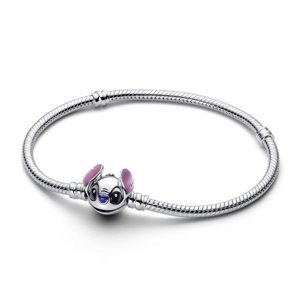 Βραχιόλι ασ. 925 με πολύχρωμο σμάλτο, Disney Stitch