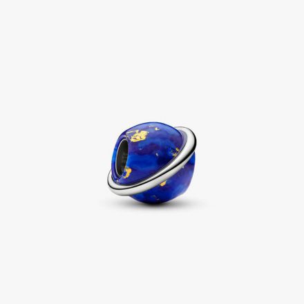 Σύμβολο με επίστρωση πλατίνας με όψεις lapis lazuli, πλανήτης